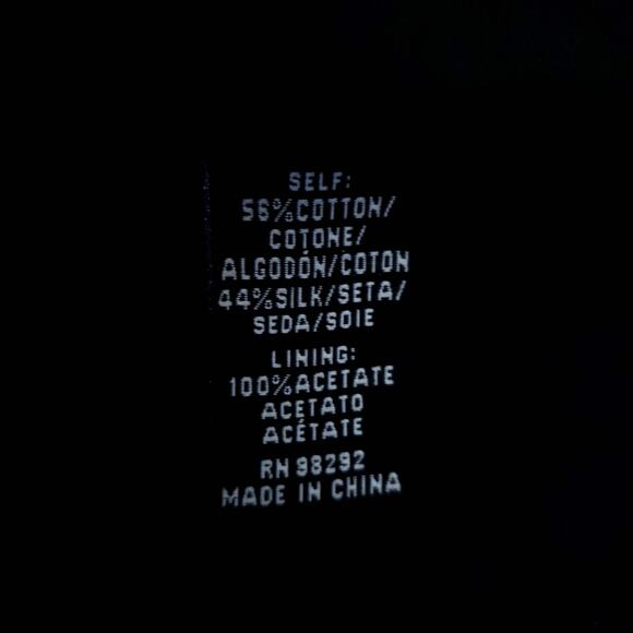 Tibi Black White Paisley Shift Mini Dress Size 0 Cotton Silk Blend - Beautiful! - Picture 6 of 6